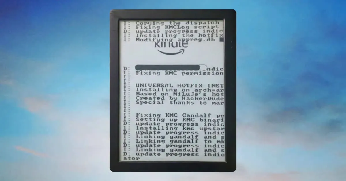 Jailbreaking my Kindle